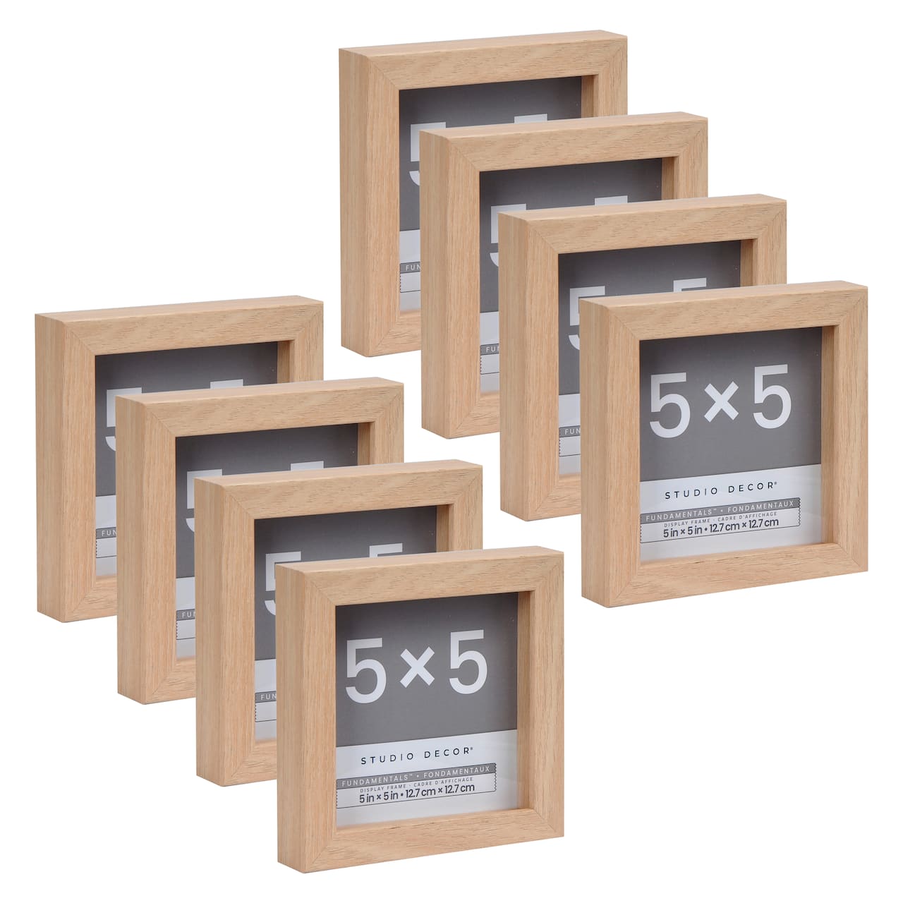 8 Pack: Fundamentals™ 5" x 5" Display Frame by Studio Décor®